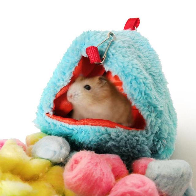 Klatka dla małych zwierząt: komfortowe gniazdo i ciepły dom dla chomika, fretki, szczura - Wianko - 3