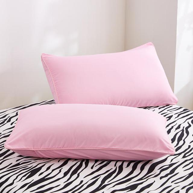 Zestaw pościeli z jednolitym różowym kolorem - kołdra, poszewka na poduszkę, płaski arkusz - dla dziewczynki, dorosłej kobiety - Wianko - 18