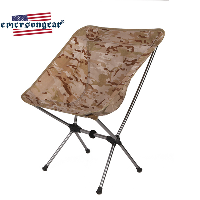 Krzesło składane Emersongear Camping wędkarskie podróżne ogrodowe oświetlenie polowanie kamuflaż EM7076 - Wianko - 10