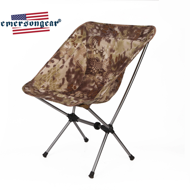 Krzesło składane Emersongear Camping wędkarskie podróżne ogrodowe oświetlenie polowanie kamuflaż EM7076 - Wianko - 11