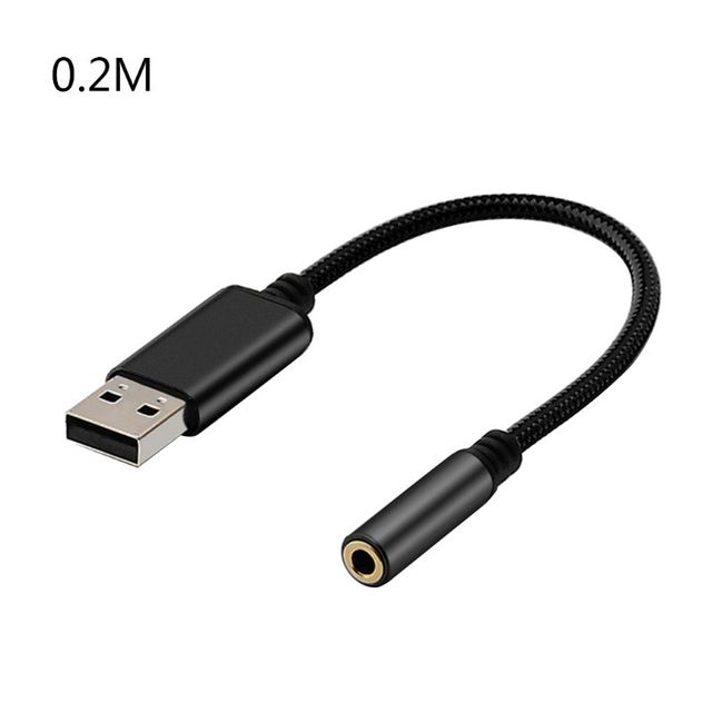 Adapter 2w1 USB do 3.5mm Jack: kabel komputerowy i słuchawkowy dla Apple Beats - Wianko - 3
