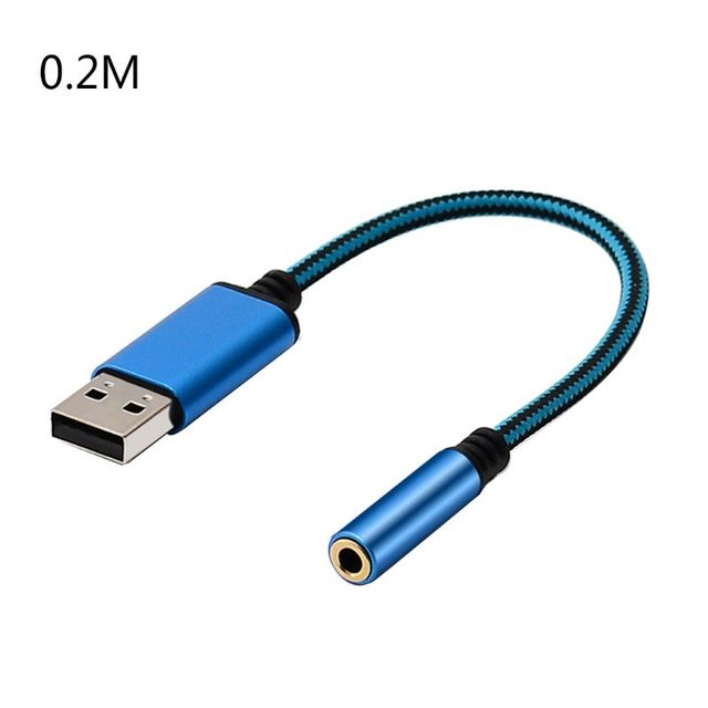 Adapter 2w1 USB do 3.5mm Jack: kabel komputerowy i słuchawkowy dla Apple Beats - Wianko - 1