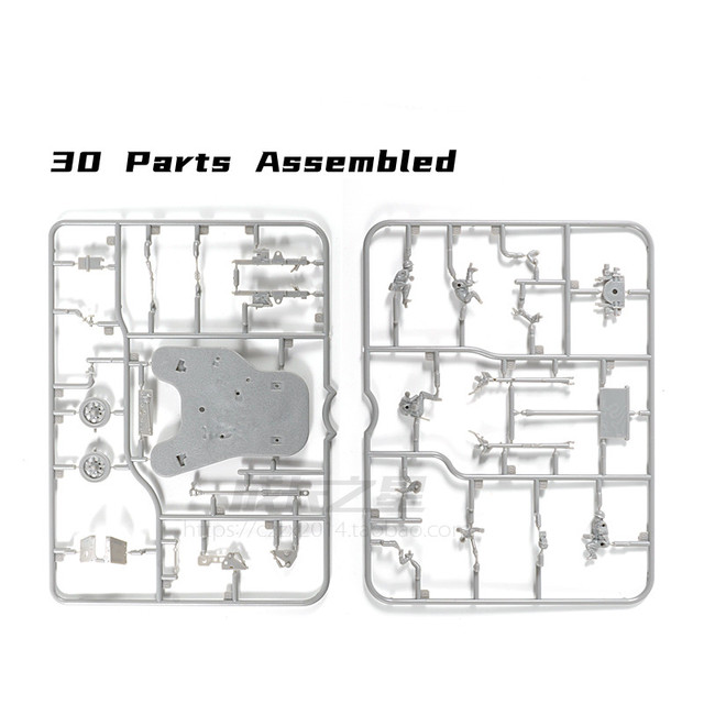 Model zestawu modelarskiego PAK40 - niemiecki pistolet przeciwpancerny WW2 oraz radziecki haubizer M30 - dekoracyjna ozdoba sceny wojskowej artylerii, skala 1/72 - Wianko - 5