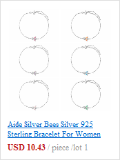 Bransoletka AIDE 2021 Trend 925 srebro, złoty łańcuszek, cyrkon, luksusowa biżuteria dla kobiet - Wianko - 9