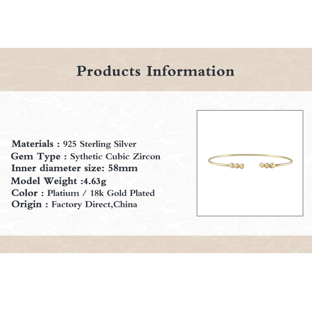 Bransoletka AIDE 2021 Trend 925 srebro, złoty łańcuszek, cyrkon, luksusowa biżuteria dla kobiet - Wianko - 11
