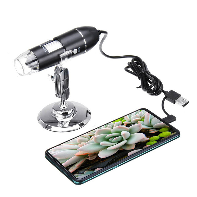 Mikroskop elektroniczny USB 1600X 1080P z kamerą cyfrową stereo, endoskopem USB i 8 diodami LED na metalowym stojaku - Wianko - 21