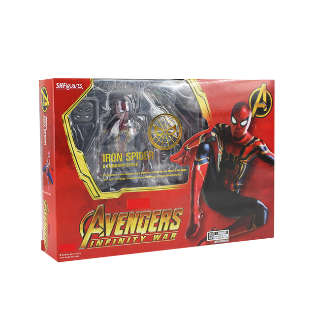 Figurki PVC Avengers Superhero - Thanos, Thor, Hulk, Ant Man, Hawkeye, Tony, Spiderman - 14-20cm, ruchome - Wianko - 27