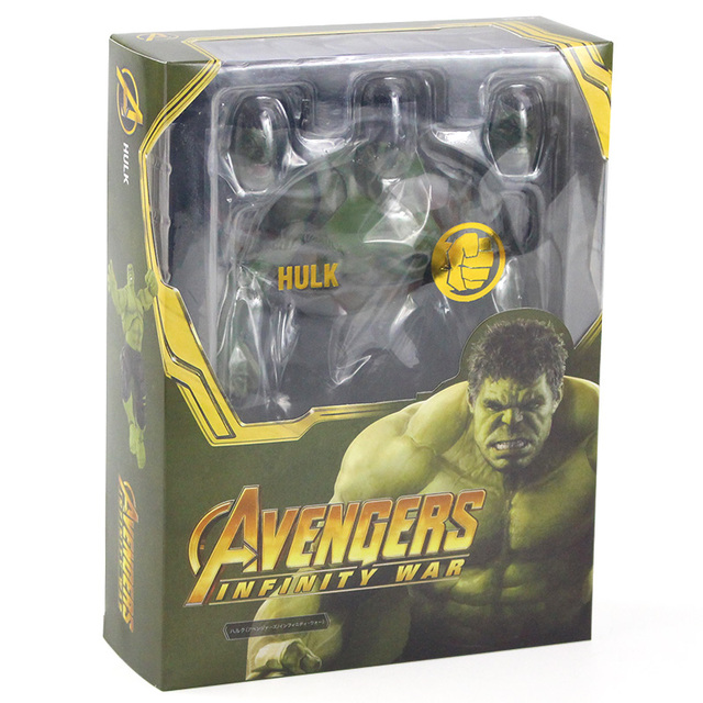 Figurki PVC Avengers Superhero - Thanos, Thor, Hulk, Ant Man, Hawkeye, Tony, Spiderman - 14-20cm, ruchome - Wianko - 12
