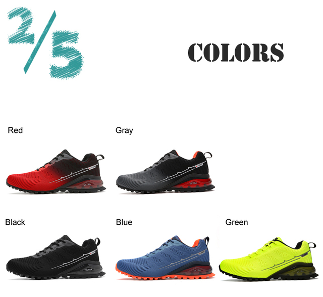 Nowe buty do biegania w terenie, amortyzacja podeszwy, duży rozmiar 41-50, oddychające i trwałe - Wianko - 2
