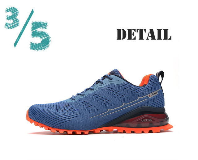 Nowe buty do biegania w terenie, amortyzacja podeszwy, duży rozmiar 41-50, oddychające i trwałe - Wianko - 3