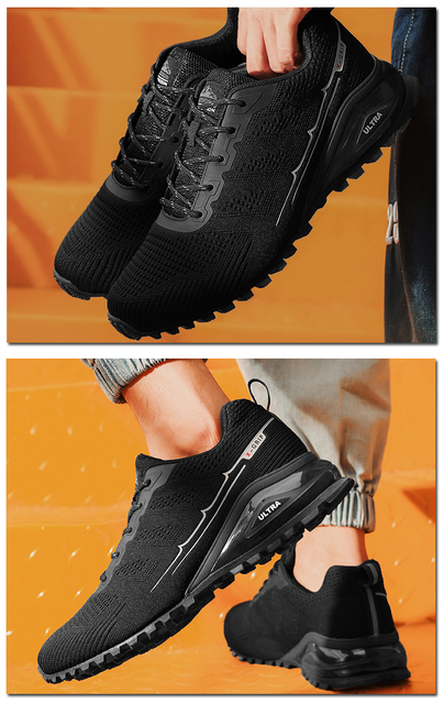 Nowe buty do biegania w terenie, amortyzacja podeszwy, duży rozmiar 41-50, oddychające i trwałe - Wianko - 11