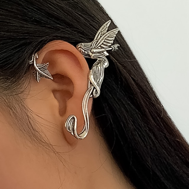 Kolczyki damskie Ear Cuff z cyrkoniami w kształcie gwiazdy, bez przekłuwania ucha - Wianko - 19