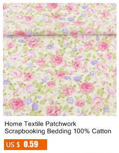 Tekstylia domowe Patchwork Scrapbooking pościel z tkanin Catton 100% - róże, kwiatowe wzory, dekoracja skośna - Wianko - 130