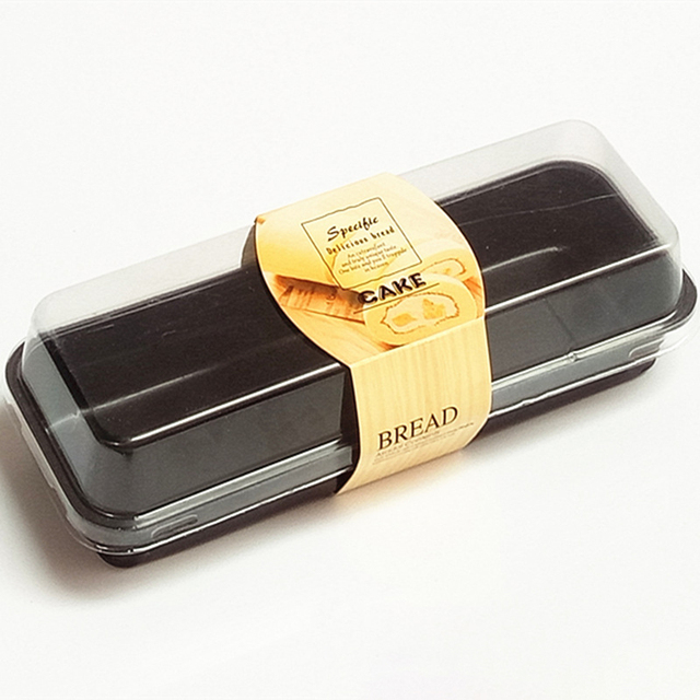 Pudełka opakowania przezroczyste na ciasto chleb (30/50 sztuk) prostokątne jednorazowe pudełko na desery, owoce, rolki Sushi - Wianko - 5