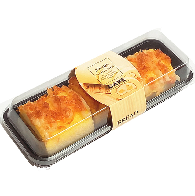 Pudełka opakowania przezroczyste na ciasto chleb (30/50 sztuk) prostokątne jednorazowe pudełko na desery, owoce, rolki Sushi - Wianko - 6