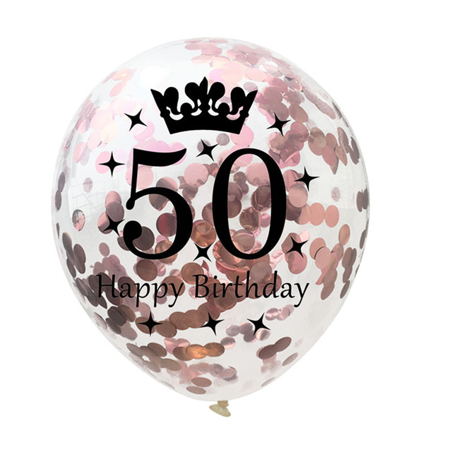 10 sztuk 12-calowych lateksowych balonów z koroną, z numerami 16, 18, 21, 30, 40, 50, 70, 80 i 90 lat - dekoracje na imprezę urodzinową dla dorosłych - Wianko - 6