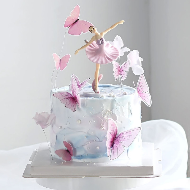 Zestaw narzędzi motyl do dekoracji tortu - idealne ozdoby na ślub, urodziny i inne okoliczności - Wianko - 3