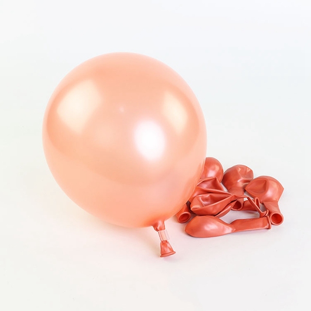 Zestaw 10/20/50 złotych perłowych lateksowych balonów transparentnych o średnicy 10 cali do dekoracji urodzin, przyjęć i ślubów - Wianko - 7