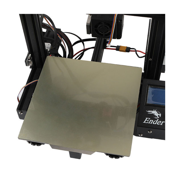 Części do drukarek 3D: Sprężyna do usuwania blachy stalowej wstępnie zastosowana PEI + Flex Magnetyczna gorąca naklejka na Ender 3 Sapphire Pro 220x220/235x235mm - Wianko - 4