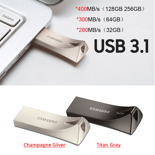 Dysk twardy USB SAMSUNG PLUS 32GB-256GB USB3.1 do 400 MB/S - Wianko - 2