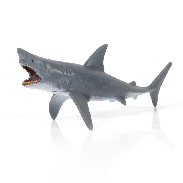 Miniaturowe modele zwierząt morskich: delfin, rekin, promienie wieloryba - zabawki dla dzieci - Wianko - 14