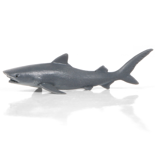 Miniaturowe modele zwierząt morskich: delfin, rekin, promienie wieloryba - zabawki dla dzieci - Wianko - 16