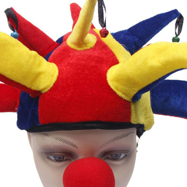 Dziecięco-dorosły, zabawny kapelusz klauna na karnawał, imprezę halloween, cosplay i inne uroczystości - Wianko - 3
