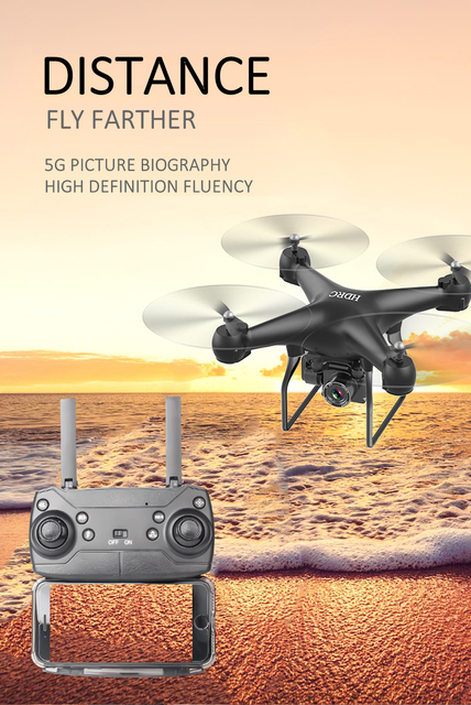 Profesjonalny Quadcopter z kamerą 4K do lotniczej fotografii - zdalnie sterowany dron z szerokim kątem widzenia i długą żywotnością pilota - Wianko - 8