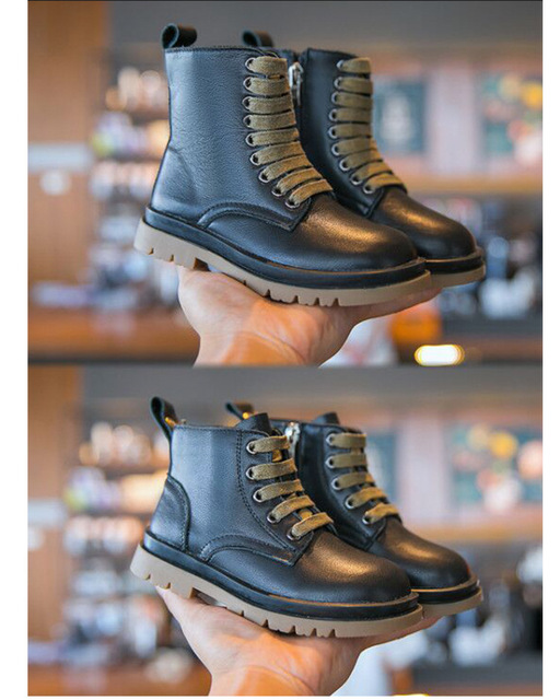 Nowe dziecięce buty Martina 2021 zimowe – skórzane trzewiki na deszcz i trampki, idealne dla dziewczynek - Wianko - 7