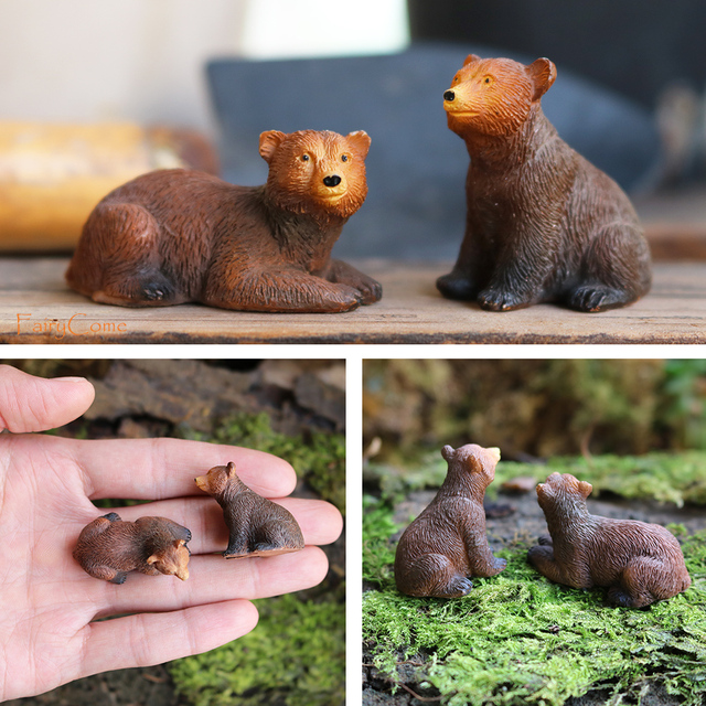 Figurki miniaturowe zwierząt do ogrodu - Mini las gospodarskich zwierząt: wiewiórka, kurczak, królik - Wianko - 17