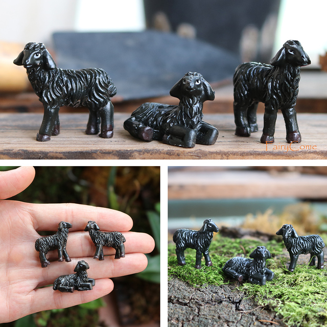 Figurki miniaturowe zwierząt do ogrodu - Mini las gospodarskich zwierząt: wiewiórka, kurczak, królik - Wianko - 5