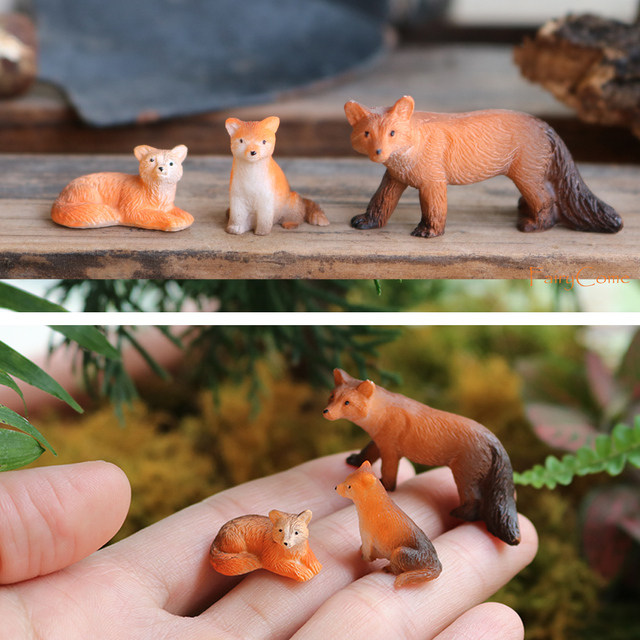 Figurki miniaturowe zwierząt do ogrodu - Mini las gospodarskich zwierząt: wiewiórka, kurczak, królik - Wianko - 31