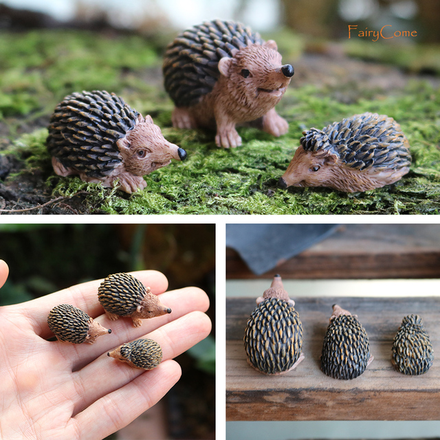 Figurki miniaturowe zwierząt do ogrodu - Mini las gospodarskich zwierząt: wiewiórka, kurczak, królik - Wianko - 9