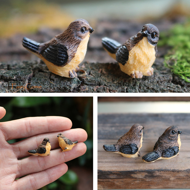 Figurki miniaturowe zwierząt do ogrodu - Mini las gospodarskich zwierząt: wiewiórka, kurczak, królik - Wianko - 15