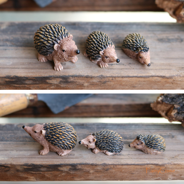 Figurki miniaturowe zwierząt do ogrodu - Mini las gospodarskich zwierząt: wiewiórka, kurczak, królik - Wianko - 10