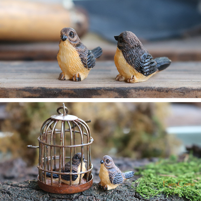 Figurki miniaturowe zwierząt do ogrodu - Mini las gospodarskich zwierząt: wiewiórka, kurczak, królik - Wianko - 16