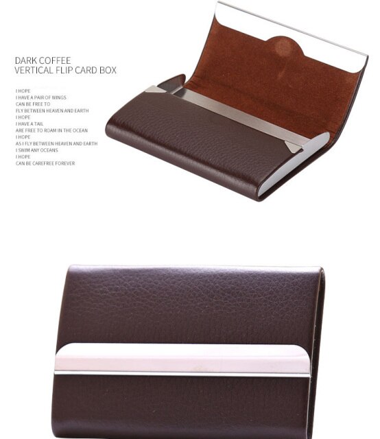 Nowy portfel męski Bisi Goro 2021 wizytownik z etui na dowód i kartę bankową, skórzane, z uchwytem, 7 kolorów - Wianko - 13