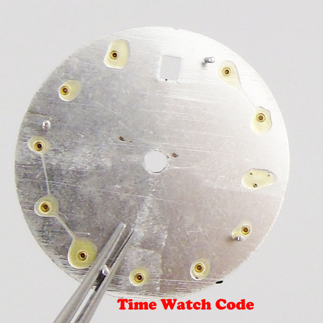 Zestaw części do naprawy zegarka: Złoty, sterylny zegarek, 29mm, wybieranie rąk, 2813/8215/821A/8205 Miyota, tarcza sunburst - Wianko - 2