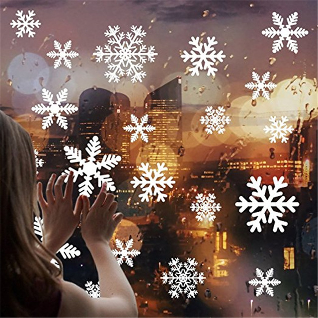 Naklejki ścienne DIY Snowflake - Świąteczne ozdoby 2022 - Nowy Rok - Wianko - 12