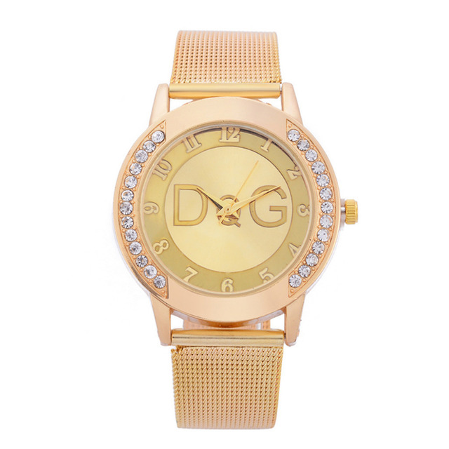 Zegarek damski luksusowy styl Casual europejski i amerykański złota siatka ze stali nierdzewnej, kwarcowy - najnowsza moda 2021 - Wianko - 5
