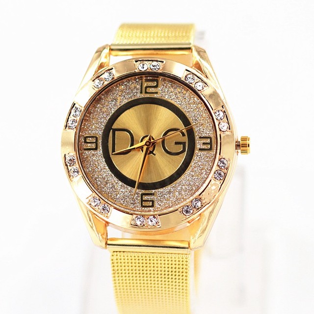 Zegarek damski luksusowy styl Casual europejski i amerykański złota siatka ze stali nierdzewnej, kwarcowy - najnowsza moda 2021 - Wianko - 9
