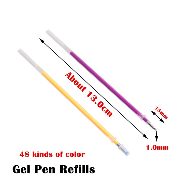 Markery artystyczne Flash Gel Pen - 12 sztuk w zestawie, pełna paleta kolorów, efektowne wyróżnienie, idealne do malowania i graffiti dla dzieci - Wianko - 3