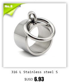 Stalowy pierścień srebrny cylindryczny z otworami, 6 mm szerokość, rozmiar 6-9 - Wianko - 27
