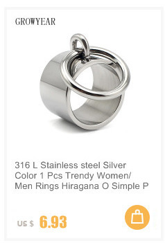 Stalowy pierścień srebrny cylindryczny z otworami, 6 mm szerokość, rozmiar 6-9 - Wianko - 2
