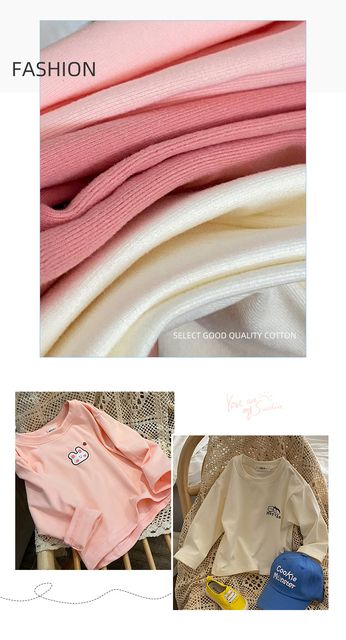 Dziewczynki jesienne ubrania 2021: casualowe koszulki fioletowe z długim rękawem, rozmiary 2-13 lat - Wianko - 16