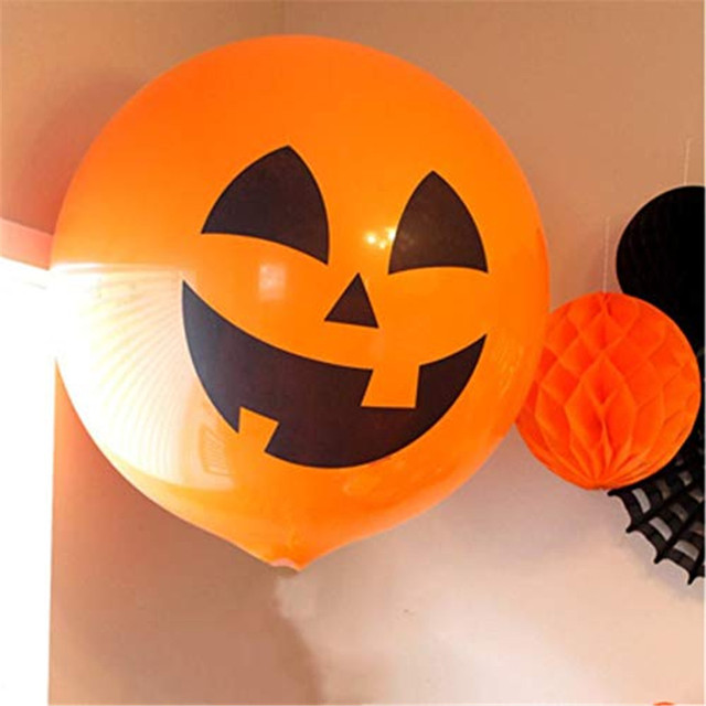 36 Cal 90 cm duża dynia balonowa Giant - dekoracyjny balon na Halloween z motywem Jack-o-lampiona - Wianko - 9