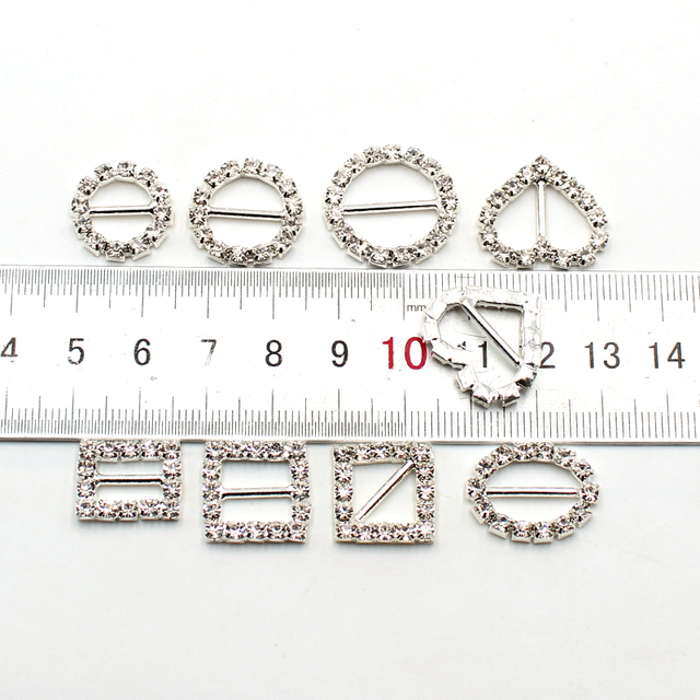 10 sztuk zestawu różnorodnych klamer z kryształkami w dekoracyjnym pudełku - akcesoria biżuteryjne - Wianko - 7