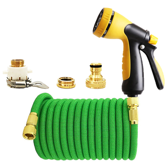 Wąż ogrodowy Stretch - opryskiwacz i wysokociśnieniowy nawadniacz - podlewanie, mycie samochodów, rozciągany wąż ogrodowy - Wianko - 1