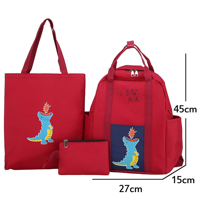 Plecak szkolny z nadrukiem kreskówkowym dla dzieci i młodzieży - Wianko - 1