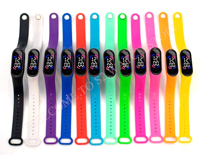 Nowy Trend Zegarek Silikonowy Wodoodporny LED Dla Dzieci - Dla Chłopców i Dziewczyn - Sportowy Zegar Elektroniczny 2022 - Wianko - 10